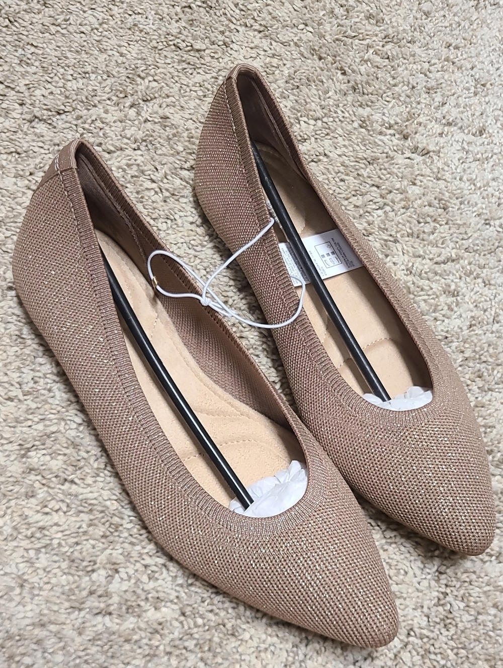 Old Navy Stretch Knit Ballet Pointy Toe Flats
